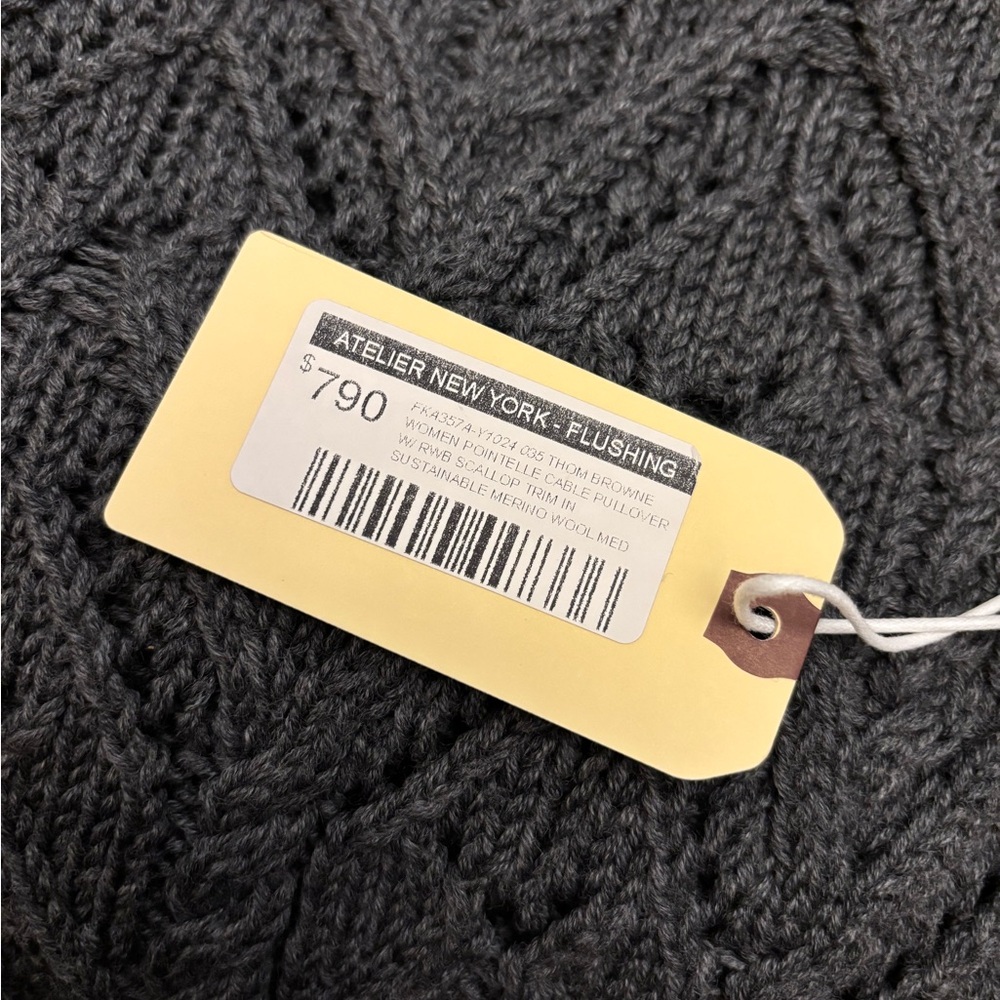 Thom Browne Gray Sweater - Picture 13 of 13